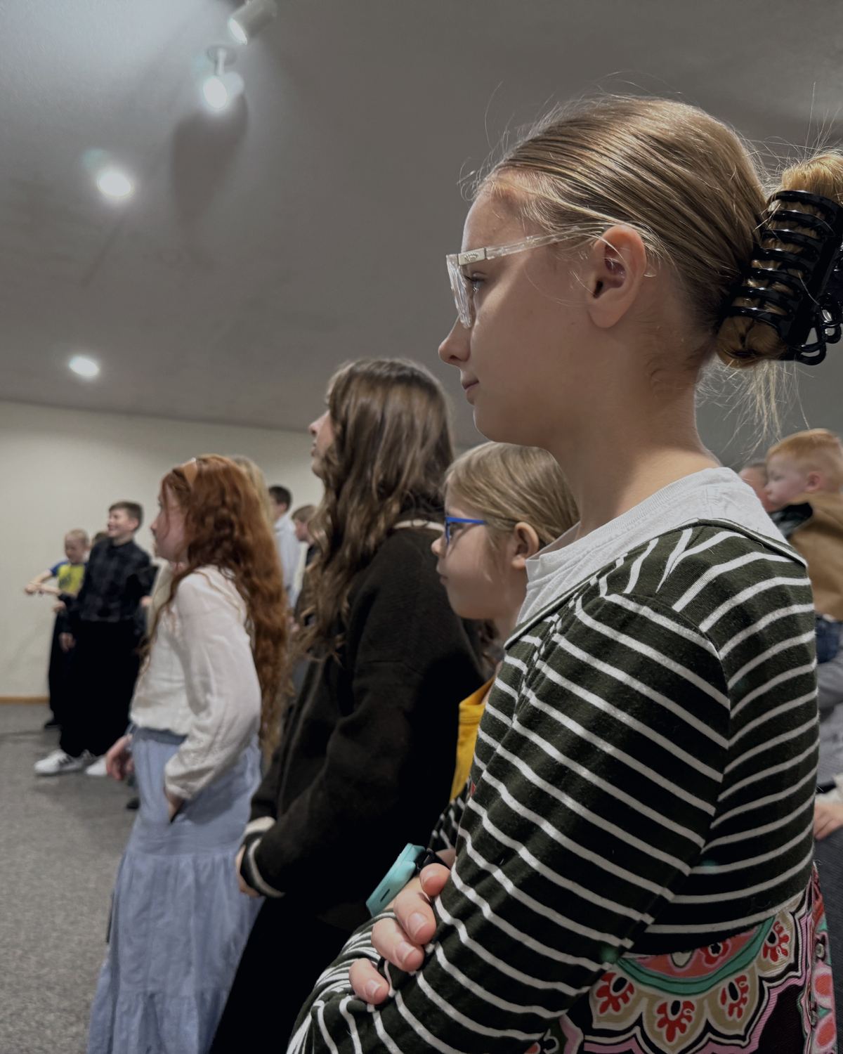 Calvary UPC students in a service